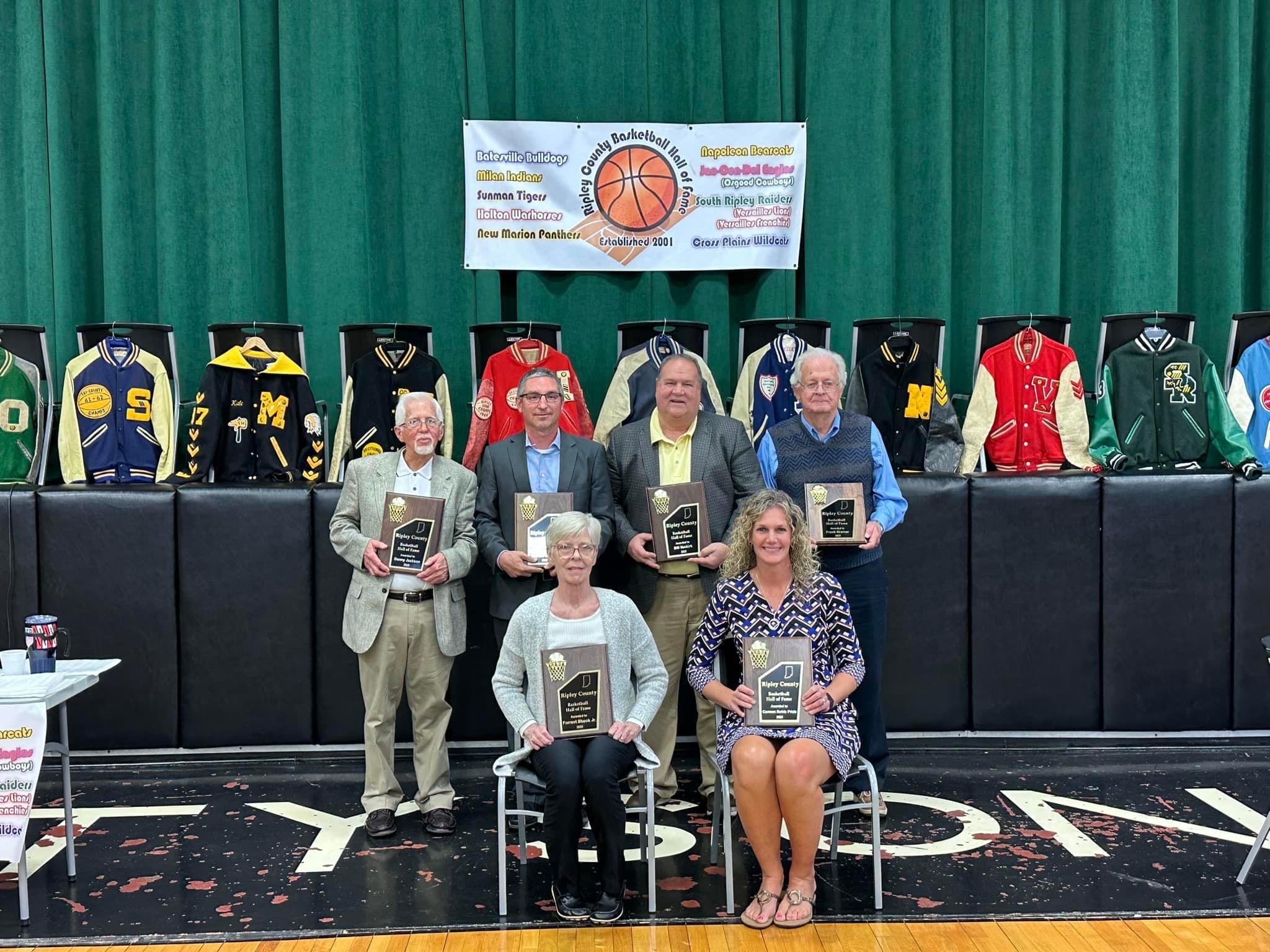 2023 Class inducted into Ripley County Basketball Hall of Fame WRBI Radio