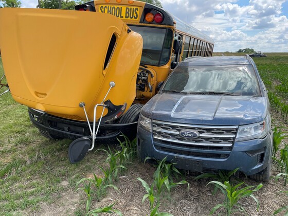 Suspect in custody following hour-long stolen school bus pursuit – WRBI ...