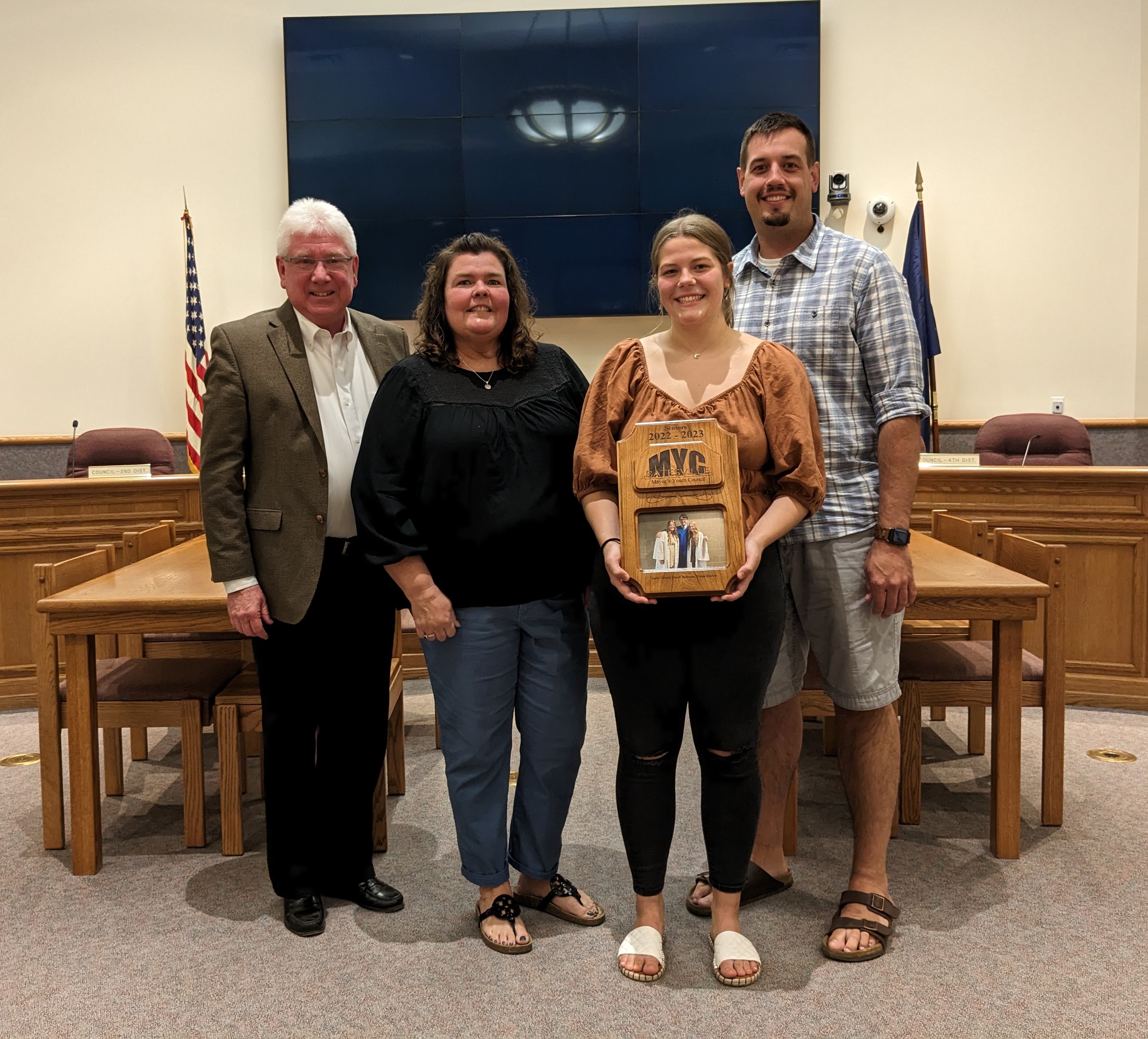 MYC recognized at Batesville City Council meeting WRBI Radio