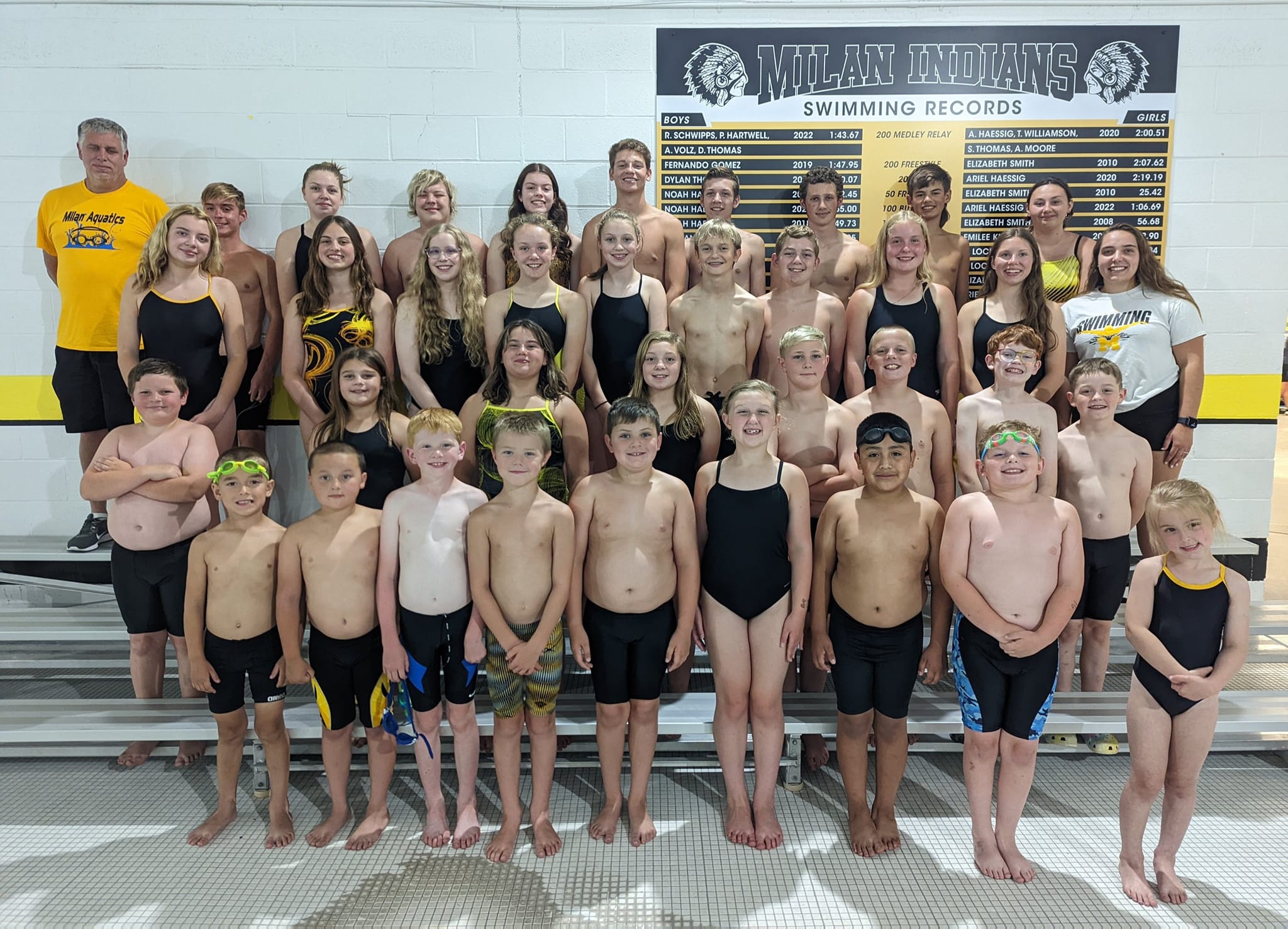 Milan Aquatics swim club captures SEISA Conference Title WRBI Radio