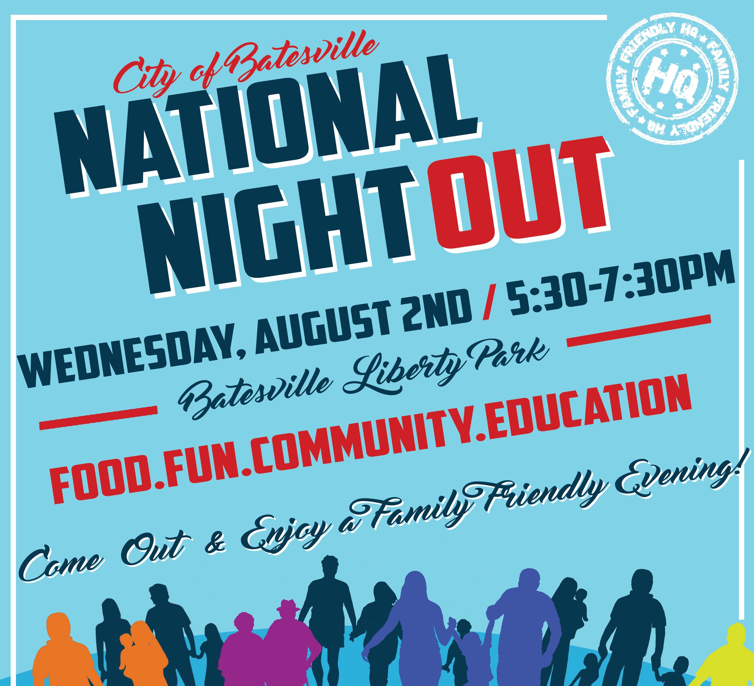 Batesville National Night Out set for August 2 at Liberty Park – WRBI Radio