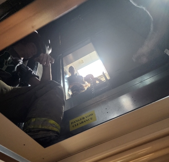 Versailles firefighters rescue man trapped in elevator WRBI Radio