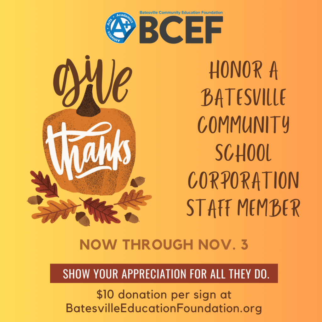 BCSC “Honor a Staff Member” fall sign campaign underway WRBI Radio