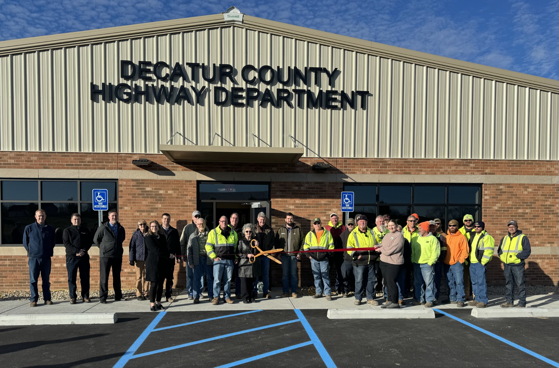 Decatur Co. Highway Dept. celebrates new HQ grand opening – WRBI Radio