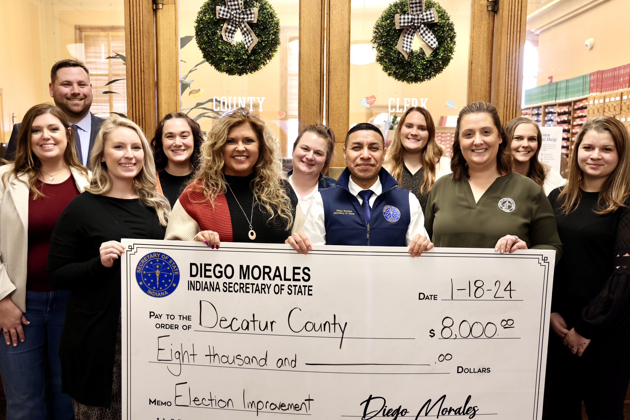 Decatur County receives election improvement grant from Sec. of State WRBI Radio