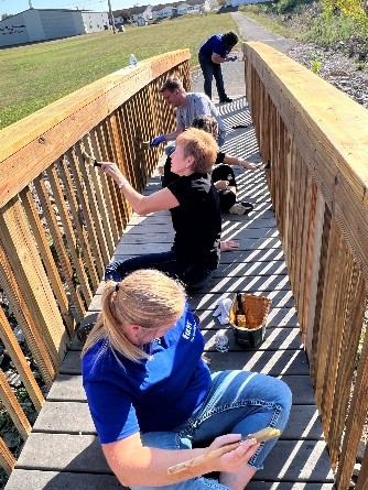 Volunteers participate in a previous Decatur County United Fund Day of Caring project