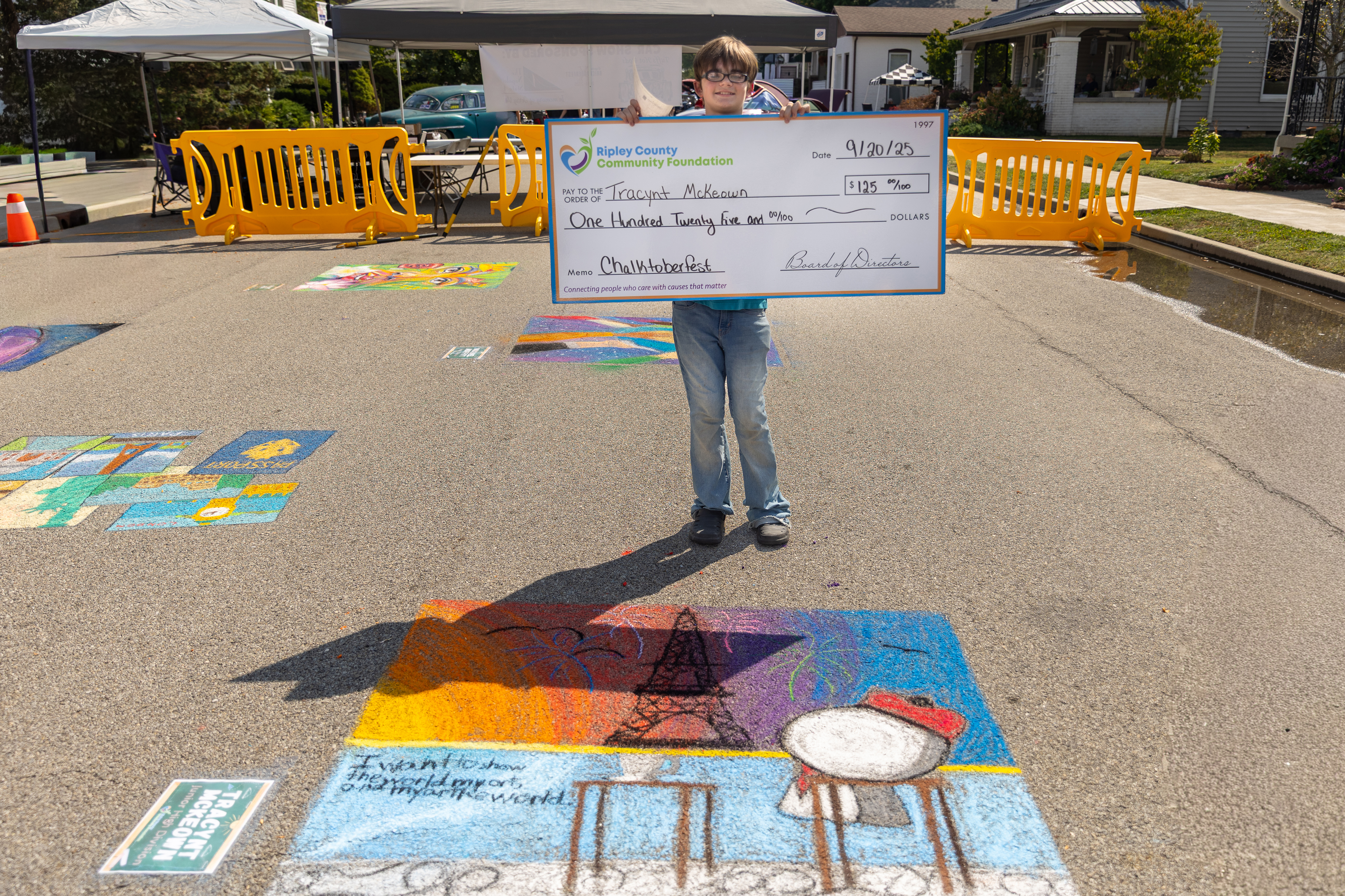 2025 Chalktoberfest award presentation