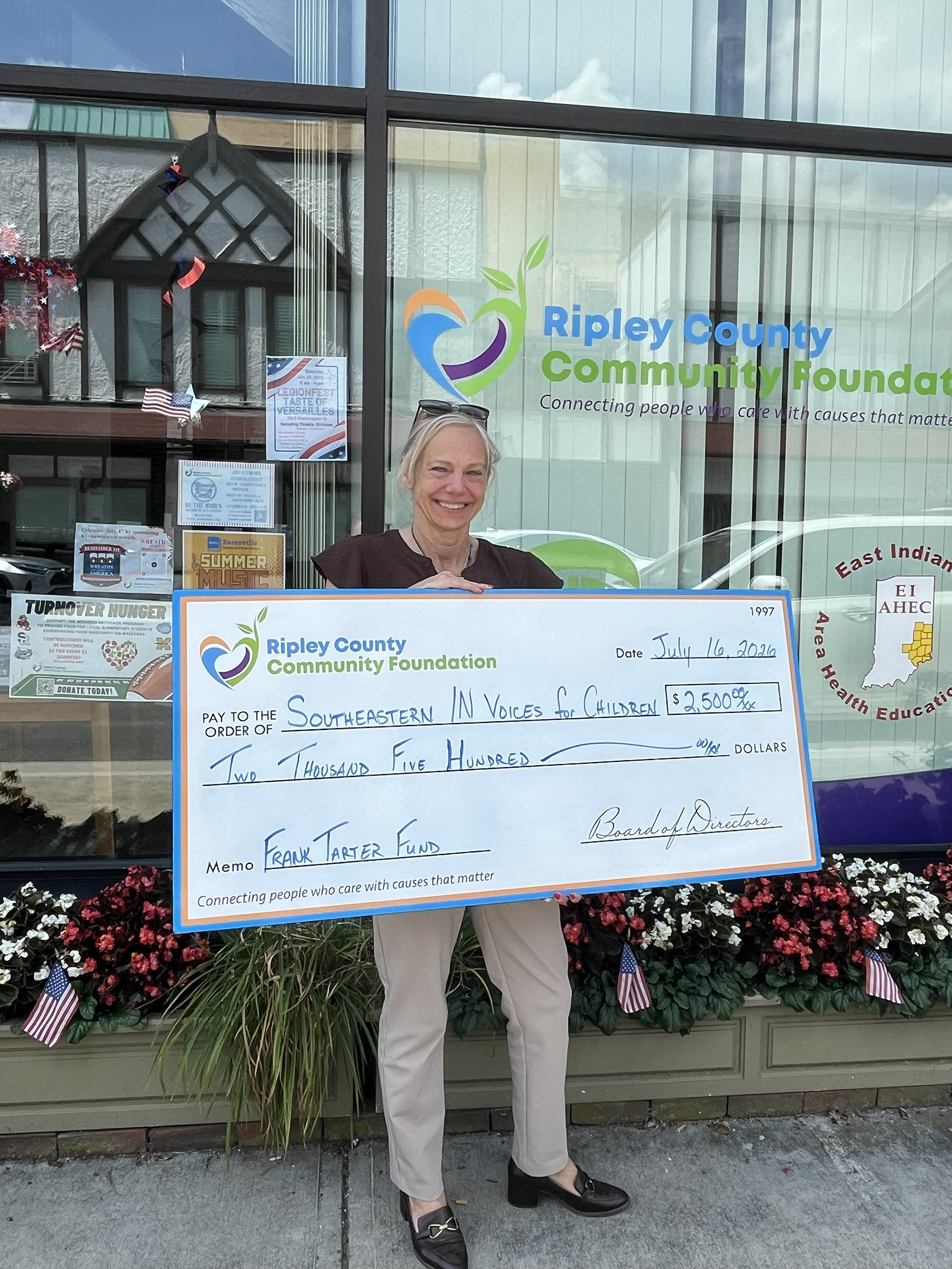 Voices for Children grant presentation