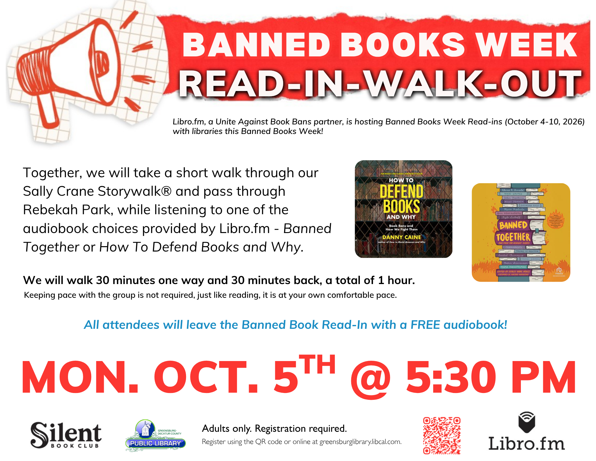 Banned Books Week Read-In-Walk-Out