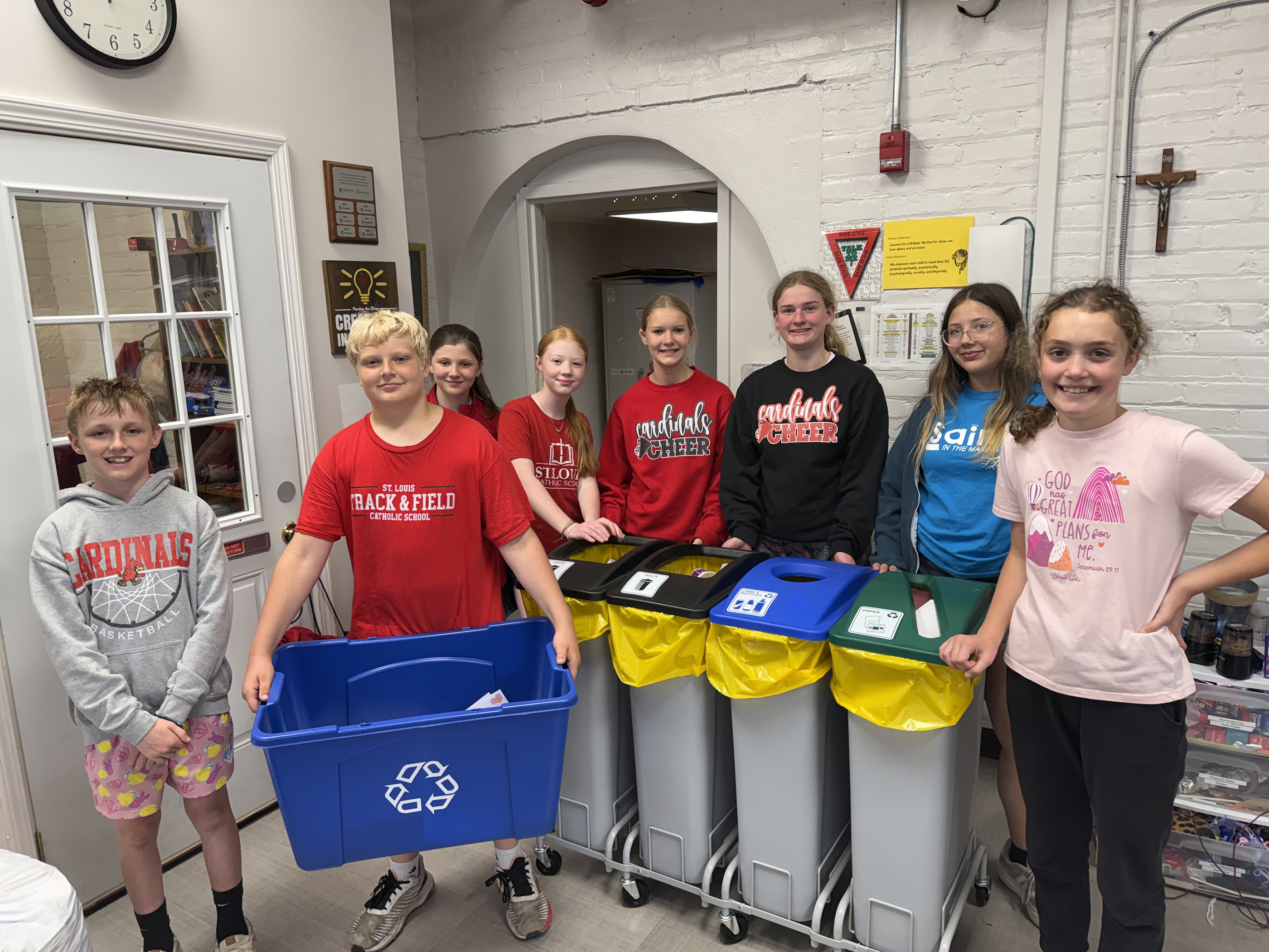A Greener Tomorrow grant project at St. Louis School