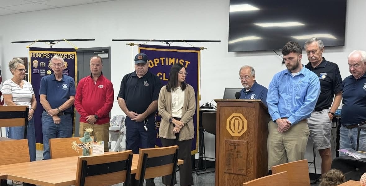Greensburg Breakfast Optimist Club officers and members